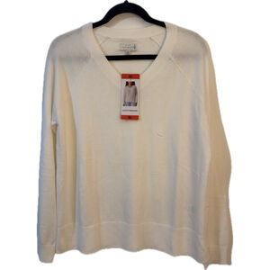 Lucky Brand “Marshmallow” V-Neck Sweater – Women’s Medium -NWT
